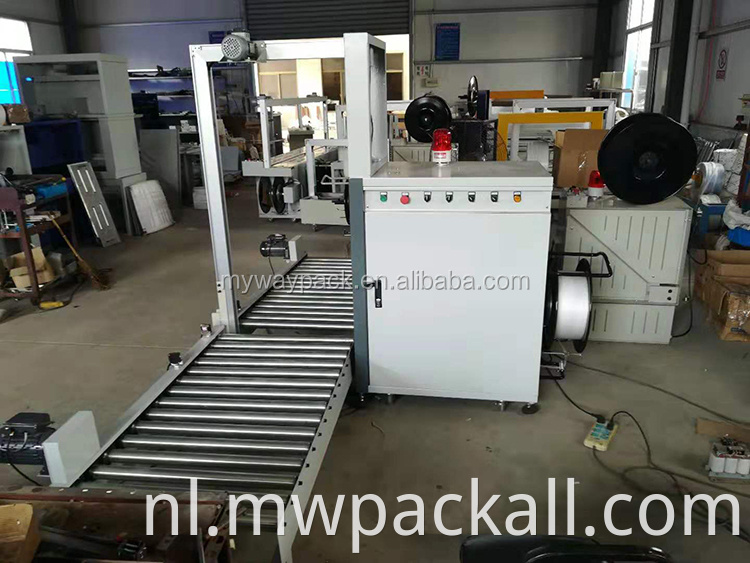 High Performance Volledig automatisch zijafdichtingsmachine/pallet -omslagmachine met hoge kwaliteit